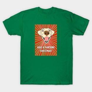 Labrador Dog Christmas Greeting T-Shirt